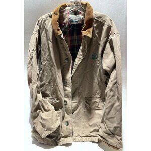 Dunbrooke Men's Jacket Vintage Hunting Jacket W/ Flannel Lining Size XL